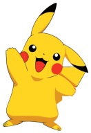 NÁLEPKA NA ZRKADLO NA OKNO POKEMON PIKACHU