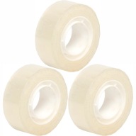 Tres lepiaca páska 12x10 transparentná silná kancelárska páska 10m 12mm 3 kusy