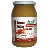 ARAŠIDOVÉ MASLO CRUNCHY 900g prírodné, BEZ PRÍDAVNÝCH LÁTOK
