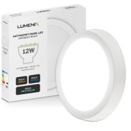 POVRCHOVÝ okrúhly LED stropný panel PANEL 12W 1080lm Nebliká CCD SLIM