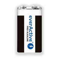 BATÉRIA 6LR61 6F22 R9 9V EVERACTIVE PRO ALKALICKÝ ALKALICKÝ 650 MAH