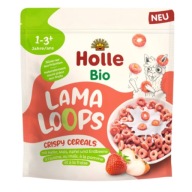 Jablkovo-jahodové lama cereálne kolieska bez pridaných cukrov od 1 roku B
