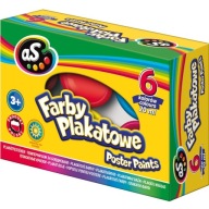 AS plagátové farby 6 farieb 20 ml Astra 301219001