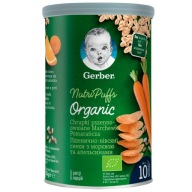 Gerber pšeničné a ovsené chrumky mrkva pomaranč 35 g