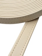 Eko kožený popruh na kabelku 19 mm / 150 cm béžový