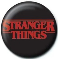 ORIGINAL STRANGER THINGS LOGO PIN, 2,5 cm