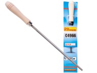 KRUHÉ KOVOVÉ PILNÍKY #1 250MM DREVENÁ RÚČKA C4966 RICHMANN