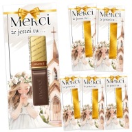 ĎAKUJEME ZA HOSTÍ MERCI ZA PRIJÍMANIE, SVADBU, KRST, SVADBU - 6 KS [W]