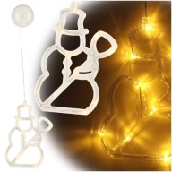 VIANOČNÁ DEKORÁCIA ZÁvesná LED LAMPA NA BATÉRIU SNEHULIENKA SNEHULIENKA 49CM