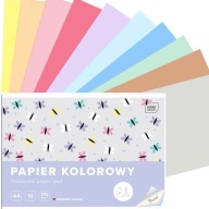 PASTELOVÝ FAREBNÝ PAPIER, A4, 10 listov, 115G, INTERPRINT