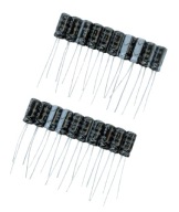 2.2uF 100V 2.2 µF 100V LEAGUER (20 KS) ELEKTROLYTICKÝ KONDENZÁTOR