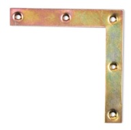 Uhol Okenný roh Oceľ 15x100x100 mm