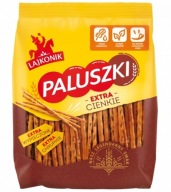 LAJKONIK Extra tenké tyčinky 180g Slané, dobre prepečené, slané