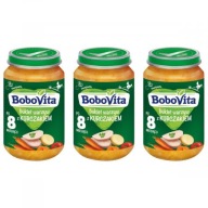 Bobovita Obiadek Sortiment zeleniny s kuracím mäsom 3x190g