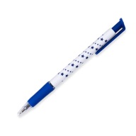 Automatické guľôčkové pero 0,5 mm modré 2 ks.