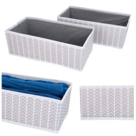 ORGANIZÁTOR ZÁSUVKY textilný box, spodná bielizeň, úložný košík 2x