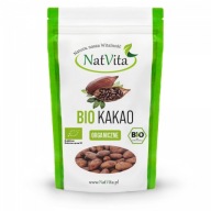 Bio Kakaové bôby Criollo, tepelne neupravené, 130g NatVita