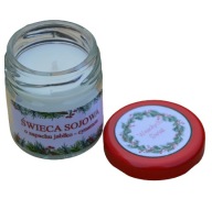 VIANOČNÁ sójová sviečka - jablko - škorica