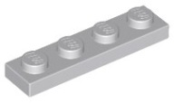 LEGO 3710 TANIER 1x4 svetlosivá NOVINKA (1g)