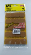 MK prémiové plstené podložky hnedé štvorcové 22x22mm
