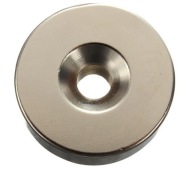 Neodymový prstencový magnet 8mm x 3mm 6mm/3,5mm