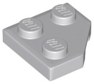 3x LEGO 26601 Klin, tanier 2 x 2 Zrezaný roh