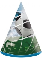 Čiapky narodeninové futbalové čiapky 6 kusov
