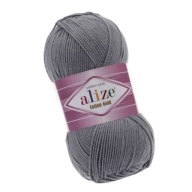 Alize Cotton Gold 87 tmavošedá