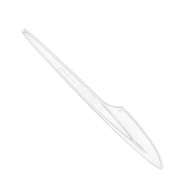 Prémiový príbor Nôž 18 cm priehľadný 50 ks.