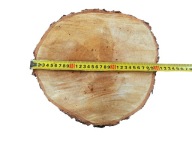 BREZA plátkové drevené kotúče TOP stolík 30 cm