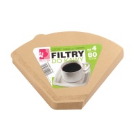 Kávové filtre Pansy č. 4, papierové, 80 ks.