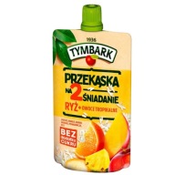 Tymbark Mousse pre deti Tropické ovocie + Ryža Jablko Mango Pomaranč 100 g