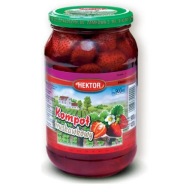 Hektor jahodový kompót 900ml