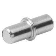 Nosič nábytku na policu Oceľ 5x16mm Nikel 8 ks