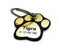 GRAVED ID Tag pre psa Mačka, obojstranný