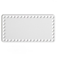 biely základný košík dno 13x25cm HDF obdĺžnik