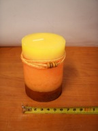 sviečka s korálkami 10x6,5cm MC13003
