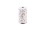 Lesklé ľanové nite BIELY 50g / 60m