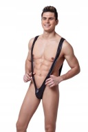 Lesklý oblek Borat Mankini, pánske tangá