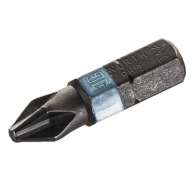 WURTH BIT HEAD CROSS PZ2 WHITE 1/4 25mm
