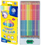 Astra PASTELOVÉ CERÚŽKY, obojstranné, 12=24
