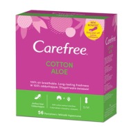 Carefree Cotton Aloe hygienické vložky 56 ks.
