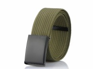 Dámsky a pánsky KHAKI WEBBING opasok, krátky, 115 cm