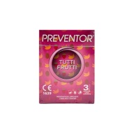Tutti Frutti tenké kondómy 3 ks. Preventor