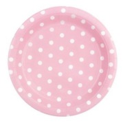 Papierové taniere na párty, veľké, 22,7 cm, 8 ks