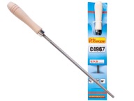 OKRUHOVÉ KOVOVÉ PILNÍKY #2 250MM DREVENÁ RÚČKA C4967 RICHMANN