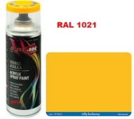 RAL 1021 AKRYLOVÝ LAK SPREJ ŽLTÝ LESK 1233