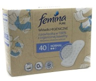 VLOŽKY FEMINA PURE S BIO VLNENÝM POVLAKOM