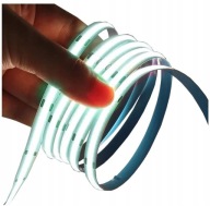 Neónový COB LED pásik 12V studená farba 1m homogénne silné svetlo 12W/M