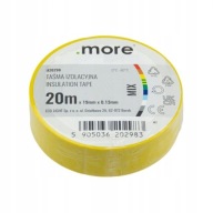 PVC IZOLAČNÁ PÁSKA 19MM 20M ŽLTÁ mäkká